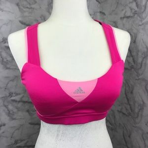 HP🎉 Adidas Damen Pink Shock Sport Supernova Bra